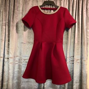 NWT❤️Beaded/Jeweled Dress Round Neckline-SO classy but sexy too!💝